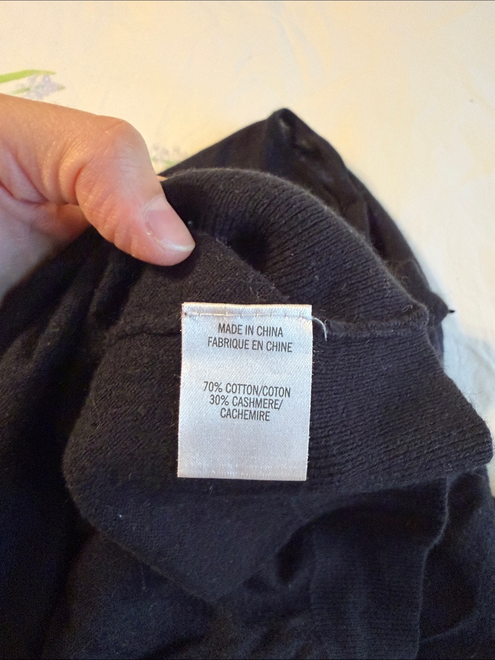 Theory Black Wide Boatneck Lightweight Sweater - Picture 3 of 3